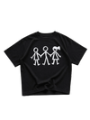 “Fractured Bonds” Tee | BLACK