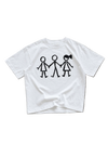 “Fractured Bonds” Tee | WHITE