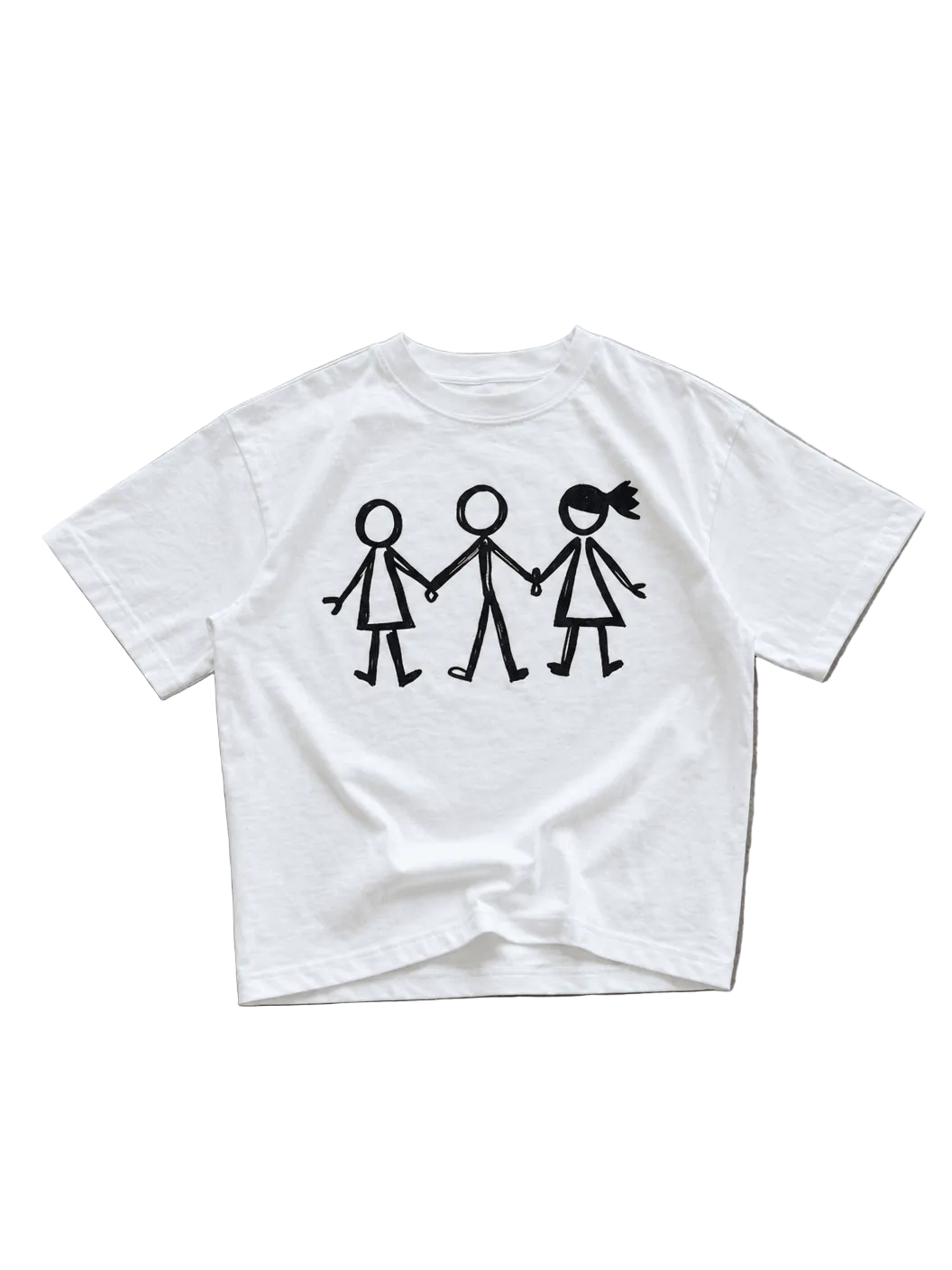 “Fractured Bonds” Tee | WHITE